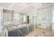 Spacious, unfinished kitchen with custom cabinets and a large central island at 2305 Ballywater Lea Way, Wake Forest, NC 27587