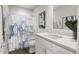 Contemporary bathroom featuring a shower-tub combination and modern fixtures at 3022 White Rail Dr, Fuquay Varina, NC 27526