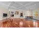 Spacious living room boasting hardwood floors and an open layout with easy access to other living areas at 373 & 375 Sagamore Dr, Louisburg, NC 27549