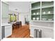 The kitchen and dining room are connected in an open layout at 4 N Poston Ct, Durham, NC 27705
