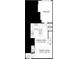 Layout showing the garage, kitchen, dining area and Gathering room of this house at 404 Gaston Park Ln # 100, Wake Forest, NC 27587