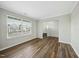 Bright and open living space with hardwood floors and natural light, versatile layout at 413 Weeping Willow Dr, Durham, NC 27704