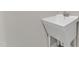 Clean white utility sink is ideal for washing and household chores at 4252 Rockdell Hall St, Raleigh, NC 27616