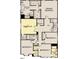 Second floor plan boasting a bonus room, primary bedroom, three secondary bedrooms, and two baths at 4311 Emeline Way # 13, Fuquay Varina, NC 27526