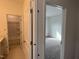 The bright bathroom featuring a combined tub and shower is located right off the bedroom at 4404 Darius Ct # 41, Fuquay Varina, NC 27526