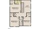 Second-floor floor plan featuring three additional bedrooms, a loft space, and two bathrooms at 4404 Darius Ct # 41, Fuquay Varina, NC 27526