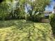 A spacious backyard filled with lush green grass and trees at 509 Coleman St, Raleigh, NC 27610