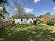 The backyard has a wooden fence and a grassy lawn at 509 Coleman St, Raleigh, NC 27610