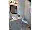 Clean bathroom features a vanity with ample storage and modern fixtures at 509 Coleman St, Raleigh, NC 27610