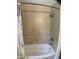 Tiled bathtub and shower combo at 509 Coleman St, Raleigh, NC 27610