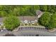 Townhomes feature neat landscaping, private entrances, and convenient parking in a well-maintained community setting at 5318 Crescentview Pkwy, Raleigh, NC 27606