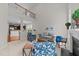 Spacious living room with fireplace and an open view to the staircase at 5518 Jessip St, Morrisville, NC 27560