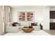 Comfortable living room with L-shaped sofa, coffee table and modern decor at 615 Cassa Clubhouse Way, Knightdale, NC 27545