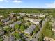 Aerial view of neighborhood community featuring mature landscaping and tree coverage at 703 Copperline Dr # 301, Chapel Hill, NC 27516