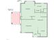 Floor plan showcasing a balcony, bedroom, living room, dining area, kitchen, and bathrooms at 703 Copperline Dr # 301, Chapel Hill, NC 27516