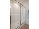 Shower with clear glass door and tiled floor at 72 S Grey Abbey Dr, Clayton, NC 27527
