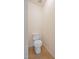 Powder room with standard toilet and tile flooring at 72 S Grey Abbey Dr, Clayton, NC 27527