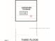 Third floor floorplan for a two-story home with unfinished storage at 7301 Wexford Woods Ln, Wake Forest, NC 27587