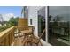 Cozy balcony with a seating area, perfect for enjoying the outdoors at 766 Dorset Stream Dr, Fuquay Varina, NC 27526