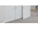 Bedroom closet with double doors and carpeted floor at 768 Dorset Stream Dr, Fuquay Varina, NC 27526