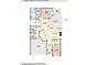 Detailed floor plan showing layout of home with labeled rooms and dimensions at 769 Ashley Woods Dr, Gibsonville, NC 27249