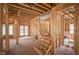Unfinished staircase, exposed framework at 7961 Wexford Waters Ln, Wake Forest, NC 27587