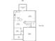 Floorplan of the first floor layout at 91 Cliffdale Rd, Chapel Hill, NC 27516