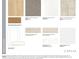 Selection of interior finishes showcasing flooring, cabinetry, countertop, and backsplash options at 104 Sodalite Ln, Holly Springs, NC 27540
