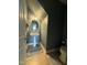 Stylish powder room featuring a pedestal sink, decorative mirror, and modern lighting at 116 Polenta Fields Dr, Smithfield, NC 27577