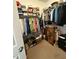 Walk-in closet offering plenty of storage space for clothes, shoes and other personal belongings at 116 Polenta Fields Dr, Smithfield, NC 27577