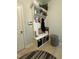 Mudroom with a built-in bench, storage, and shelving for organization near the home's entrance at 116 Polenta Fields Dr, Smithfield, NC 27577