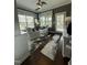 Sitting room featuring two chairs and a ceiling fan at 116 Polenta Fields Dr, Smithfield, NC 27577