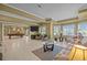 Expansive basement area featuring a game room, media space, and comfortable seating at 1174 Robertson Rd, Roxboro, NC 27574