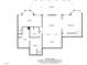 Floor plan showcasing the basement level layout, including bedrooms, kitchen, and recreation areas at 1174 Robertson Rd, Roxboro, NC 27574