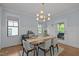 Dining area with views to the patio at 1312 Lancaster St, Durham, NC 27701