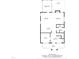 A detailed floor plan of the home's first level, showing room layouts, dimensions, and structural elements at 1312 Lancaster St, Durham, NC 27701