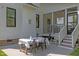 Outdoor patio area perfect for dining and entertaining at 1312 Lancaster St, Durham, NC 27701