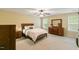 Bedroom with a full-sized bed and dresser at 144 Cobble Ridge Dr, Pittsboro, NC 27312