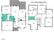 Detailed floor plan showcasing the layout of the house, including room dimensions and key features at 144 Cobble Ridge Dr, Pittsboro, NC 27312