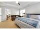 This bedroom features a seating area and doorway to the Primary bath at 161 Fort Jackson Rd, Morrisville, NC 27560