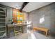 Unfinished basement with painted cinder block walls and concrete floors, illuminated by overhead lighting at 195 Nicks W Bnd, Pittsboro, NC 27312