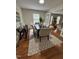 Elegant dining room with seating for six, hardwood floors, and natural light at 2009 Mallard Ln, Raleigh, NC 27609