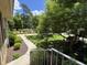 View from porch of the front yard with decorative shrubs lining the walkway at 2009 Mallard Ln, Raleigh, NC 27609