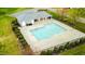 Community pool with diving area and concrete surround, perfect for summer relaxation at 201 Lexington Park Dr, Oxford, NC 27565