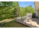 An outdoor patio features space to relax outside at 206 Black Bird Ct, Cary, NC 27511