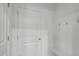 Bright entryway with wainscoting and storage bench at 2227 Rocky Bay Ct, Cary, NC 27519