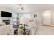 Bright, open living room with high ceilings, fireplace, and neutral decor for a modern aesthetic at 25 Cornfield Ln, Benson, NC 27504