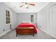 Bedroom featuring neutral walls and carpet, and bright windows at 3117 Woodgreen Dr, Raleigh, NC 27607