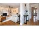 Inviting foyer leading to a bright living room and other parts of the home at 3317 E Jameson Rd, Raleigh, NC 27604