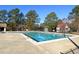 A community pool is long and ready for exercise laps or fun in the water at 3317 E Jameson Rd, Raleigh, NC 27604